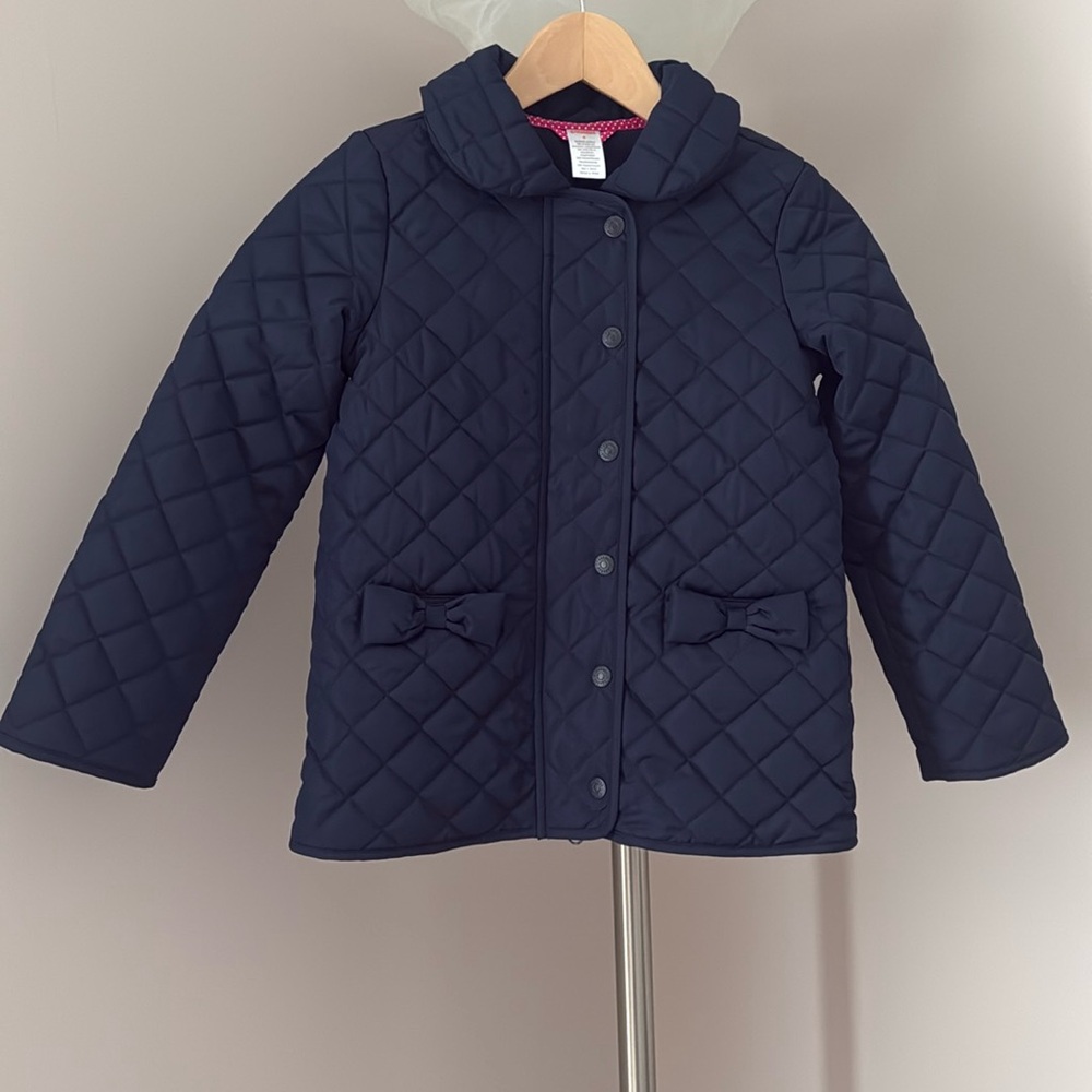 Adorable Girl’s Dressy Coat in Navy Size 8